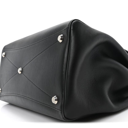 Balenciaga Smooth Calfskin Medium Bel Air Carry All Bag Black 9 of 9