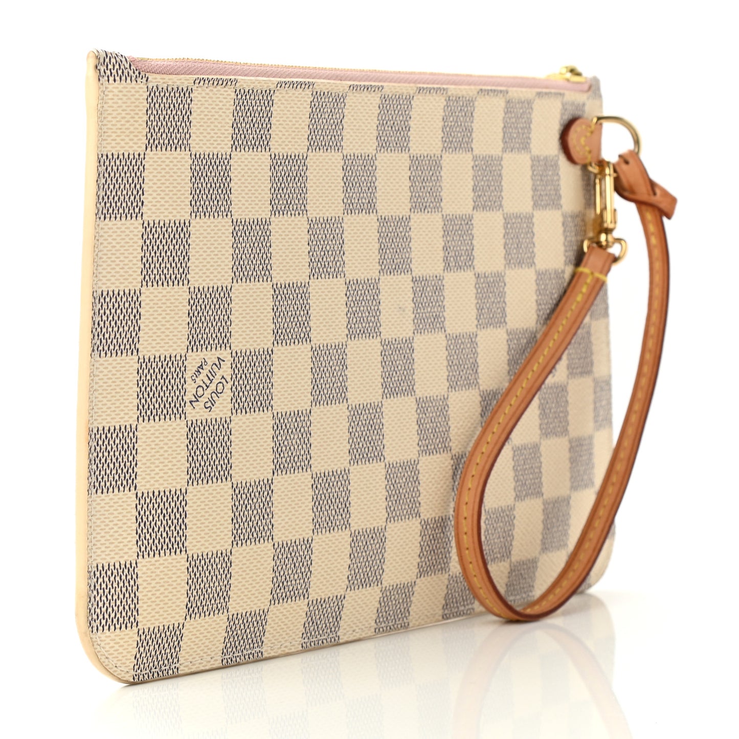 Damier Azur Neverfull MM GM Pochette Rose Ballerine