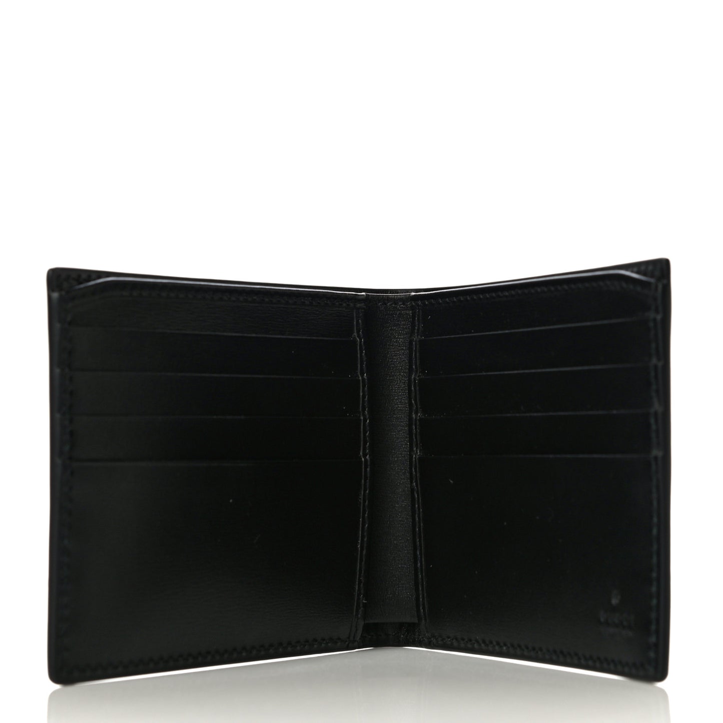 Smooth Calfskin GG Marmont Bi-Fold Wallet Black
