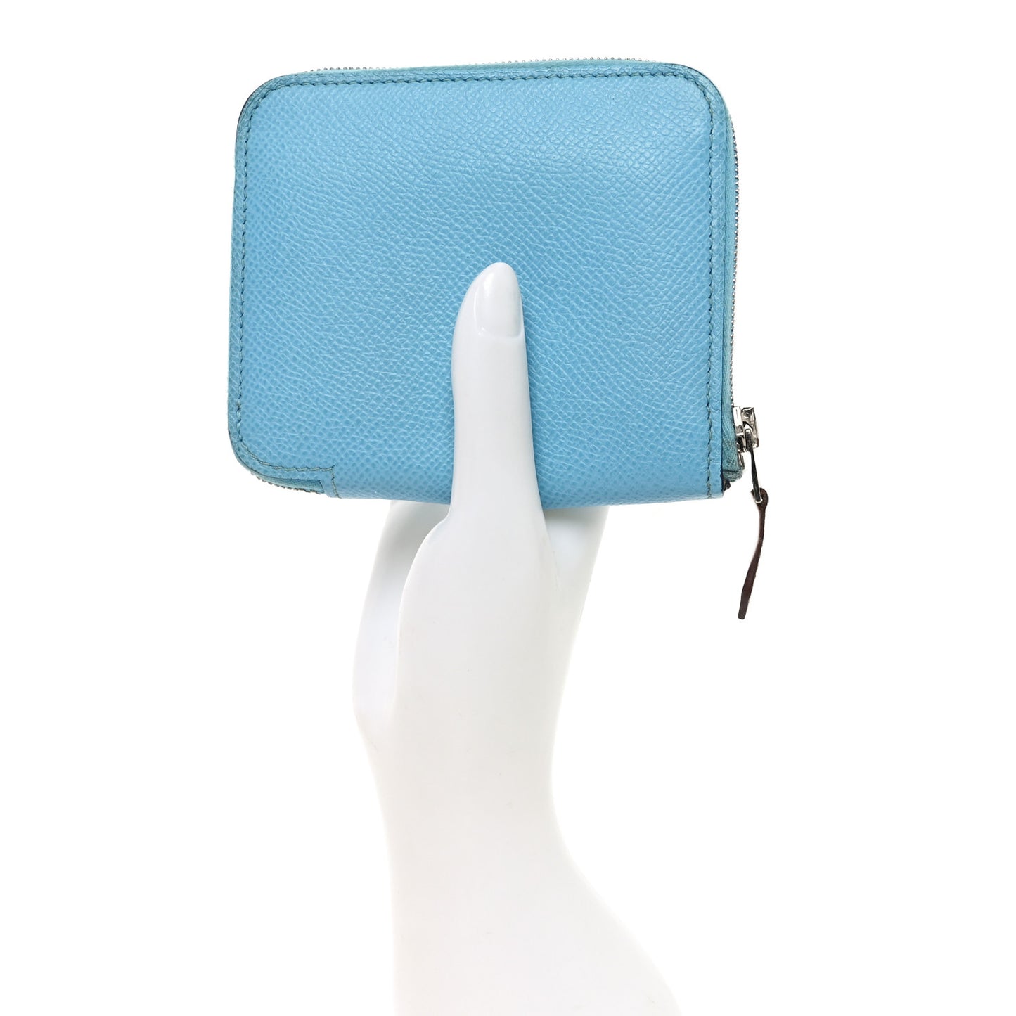 Epsom Silk'In Compact Wallet Celeste