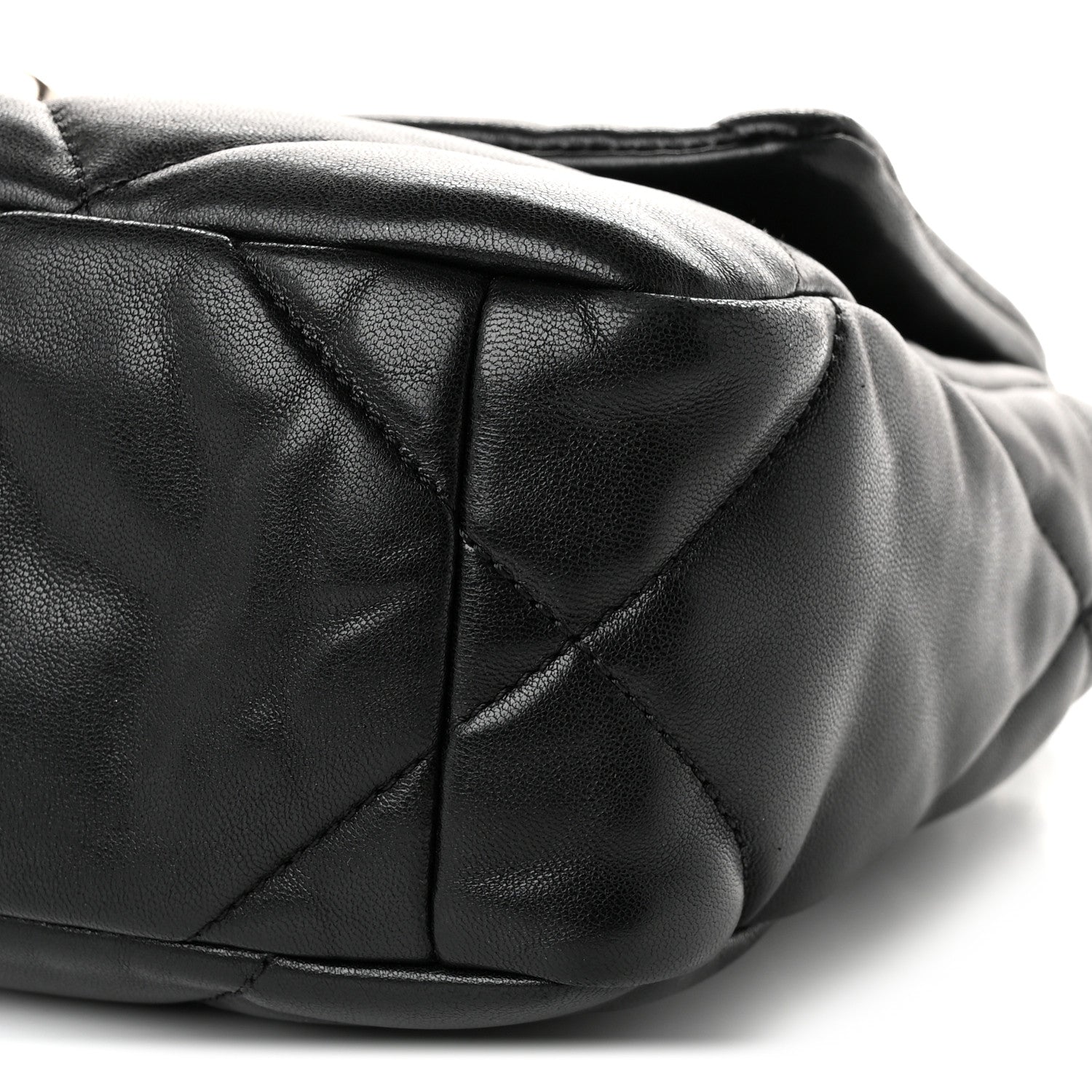 Chanel Lambskin Quilted Medium Chanel 19 Flap Black 9 of 10