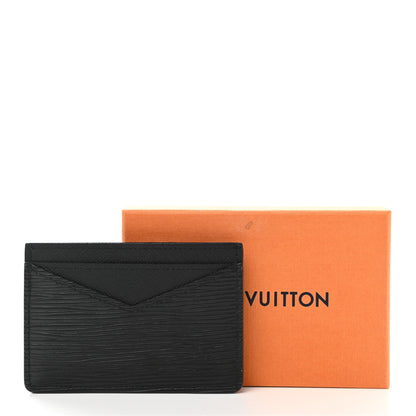 Louis Vuitton Epi Neo Porte-Cartes Card Holder Black 8 of 8