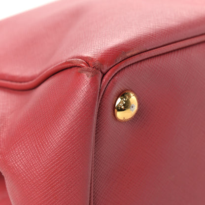 Prada Saffiano Lux Large Tote Fuoco 10 of 20