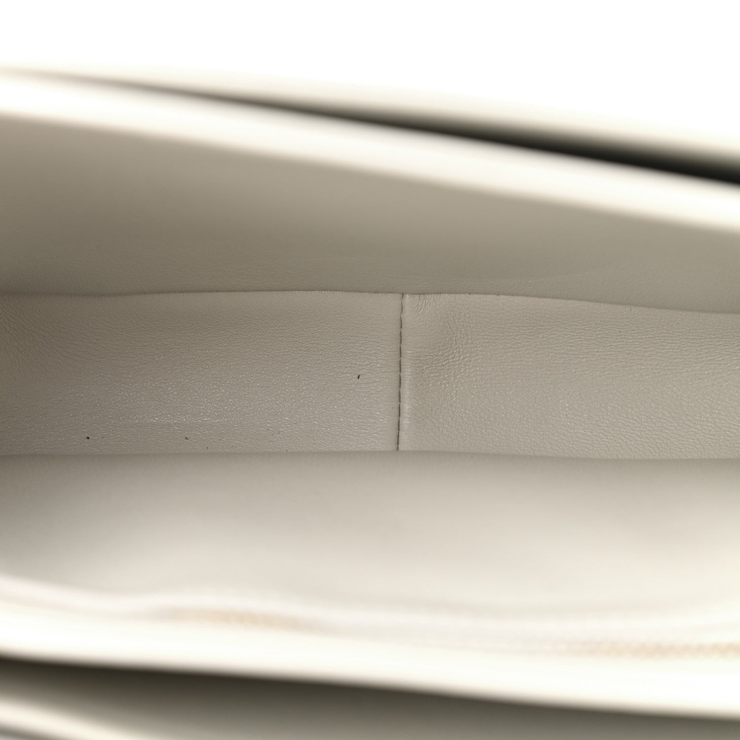 Celine Shiny Calfskin Teen Triomphe Chalk 5 of 12