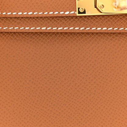Hermes Epsom Mini Kelly Sellier 20 Gold 8 of 11