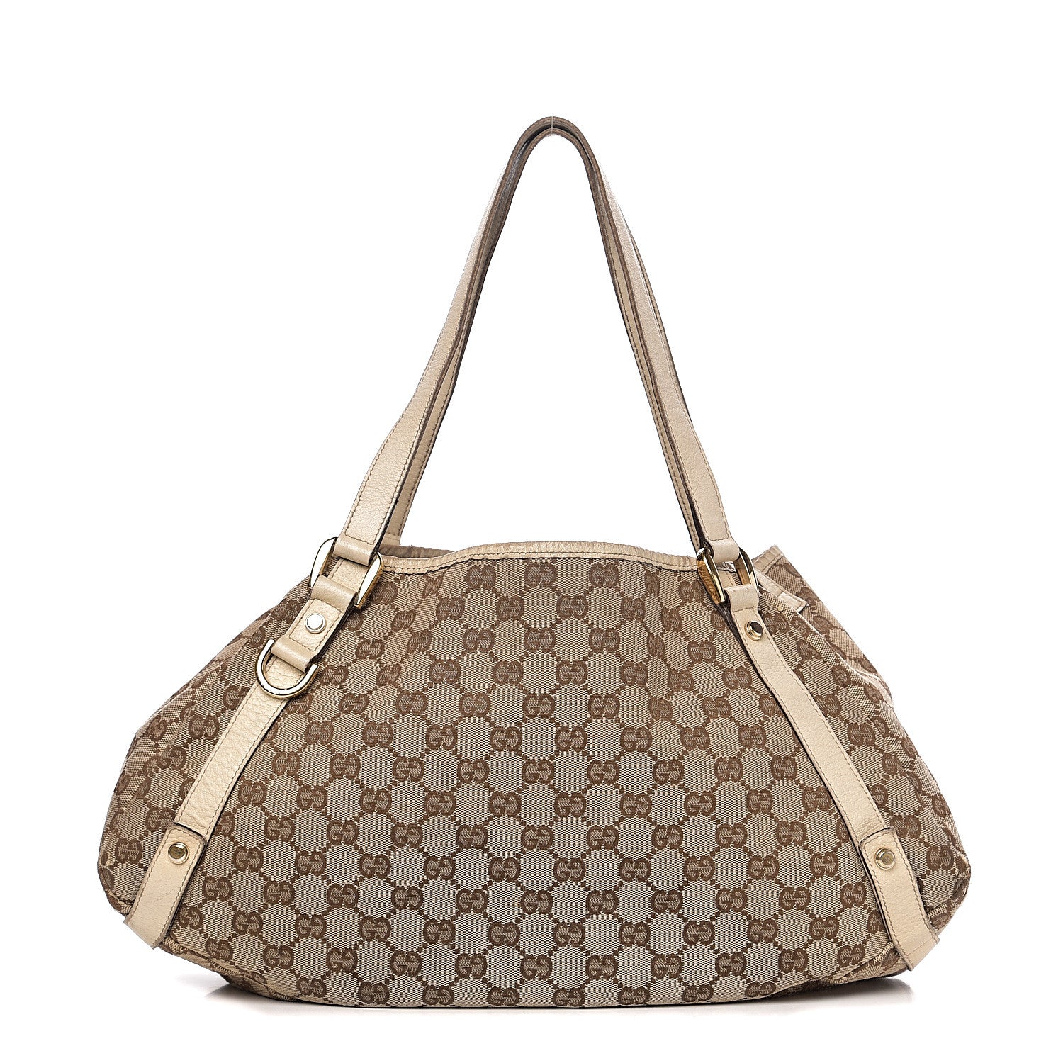 Gucci Monogram Medium Abbey Shoulder Bag Off White 1 of 17