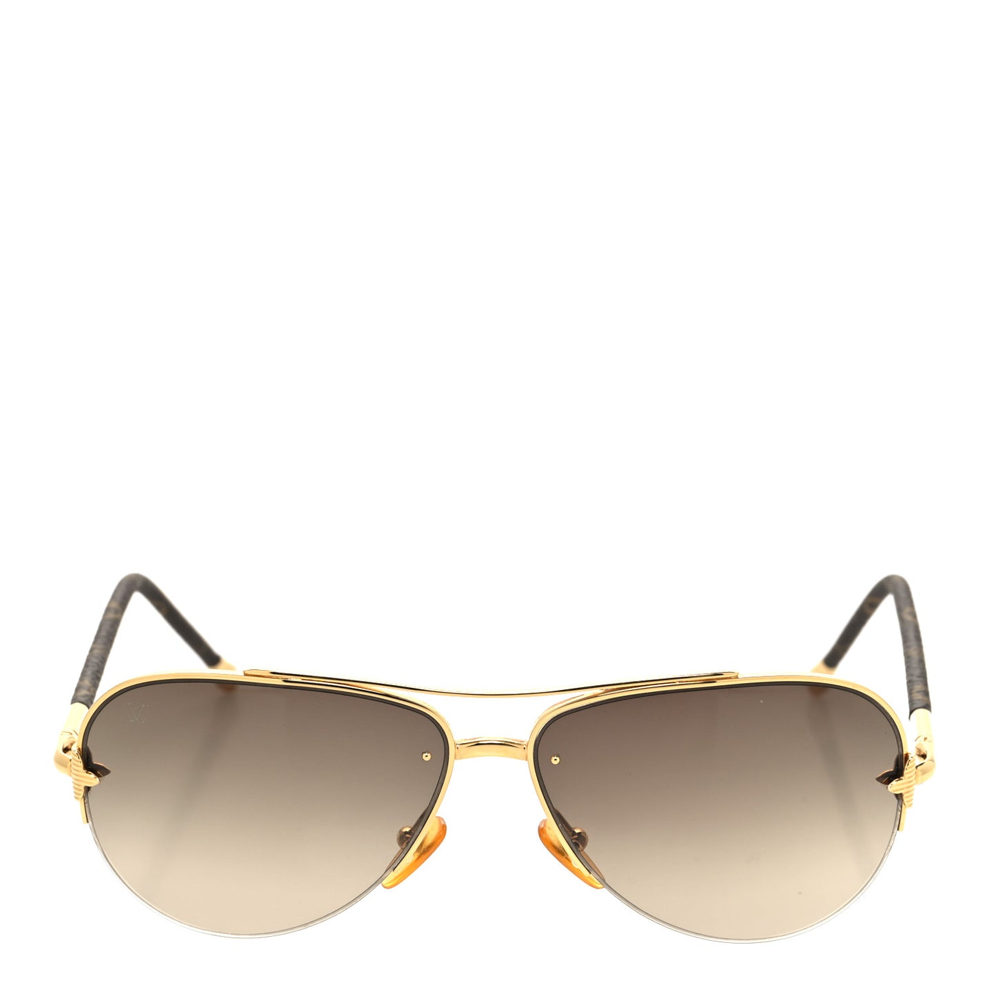 Monogram Petite Viola Pilote Aviator Sunglasses Z0571U Brown