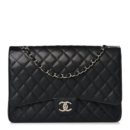 Chanel Caviar Quilted Maxi Double Flap Black 1 of 10