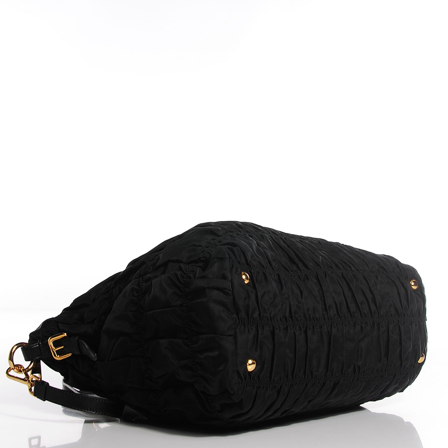 Prada Tessuto Nylon Gaufre Tote Nero Black 4 of 10