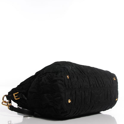 Prada Tessuto Nylon Gaufre Tote Nero Black 4 of 10