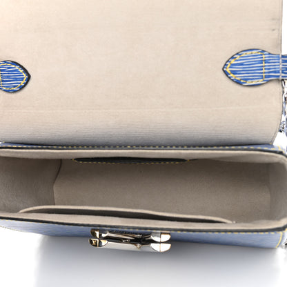 Louis Vuitton Epi Twist Shoulder Bag MM Denim Light 5 of 10