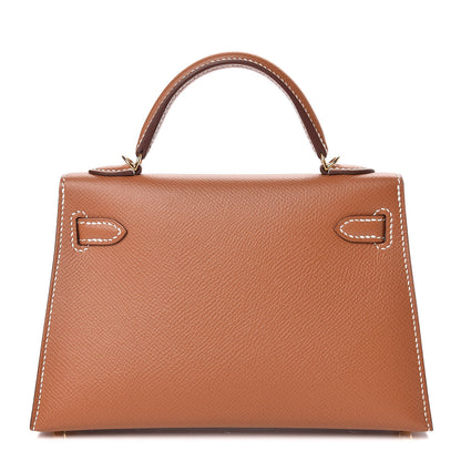 Hermes Epsom Mini Kelly Sellier 20 Gold 3 of 33