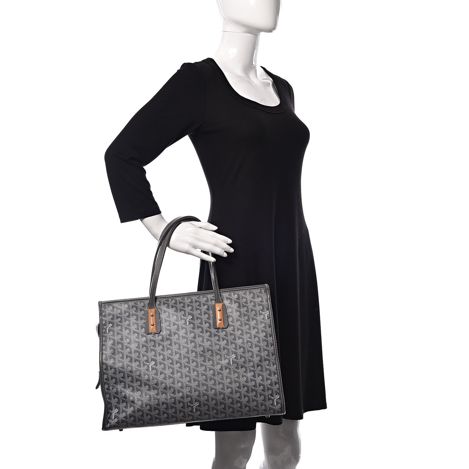 Goyard Goyardine Marquises Tote Grey 2 of 11