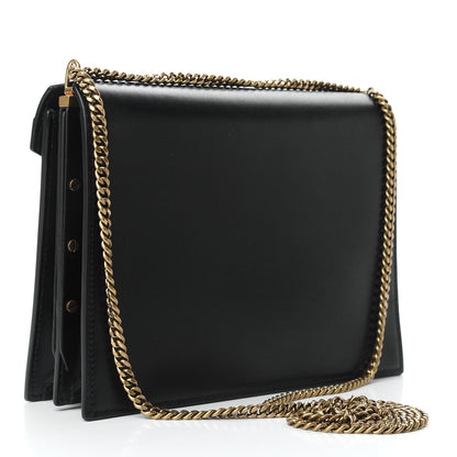 Saint Laurent Smooth Calfskin Monogram Cassandra Clasp Bag Black 3 of 8