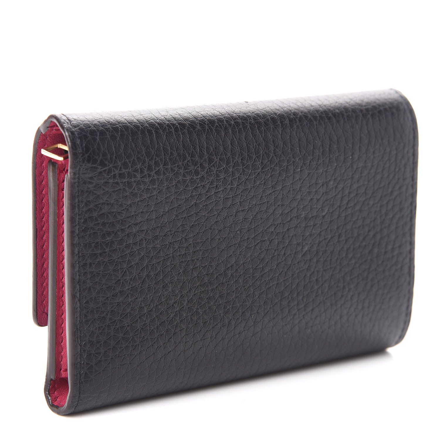 Louis Vuitton Taurillon Capucines Compact Wallet Black 3 of 6