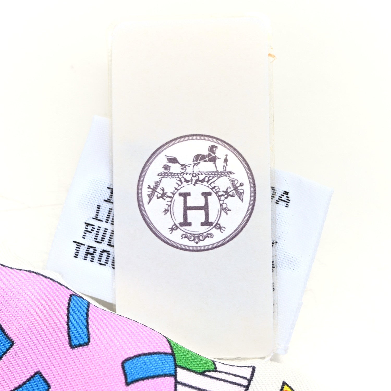 Hermes Silk Factory Suite Twilly Jaune Vif Rose Malabar 3 of 4