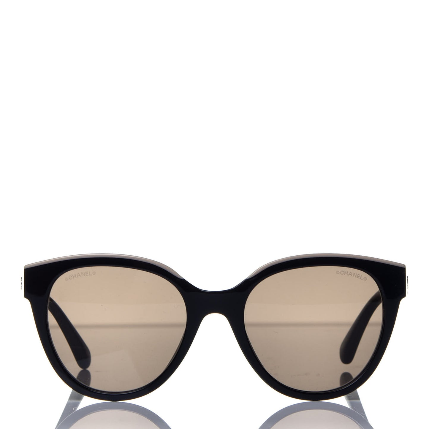 Acetate CC Butterfly Sunglasses 5414 Black Beige