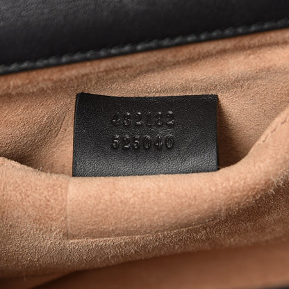 Gucci Calfskin Studded Small Padlock Shoulder Bag Black 7 of 9