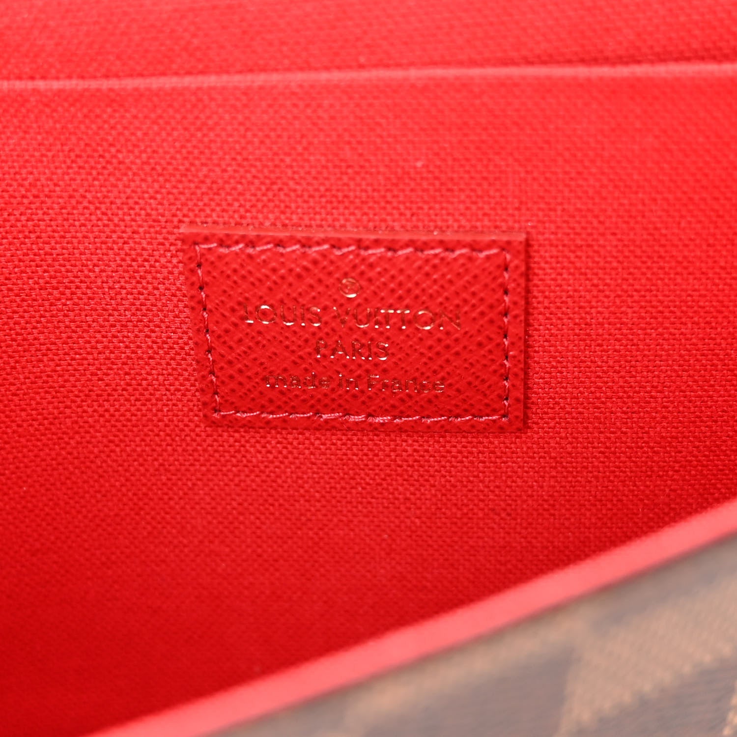 Louis Vuitton Damier Ebene Pochette Felicie Chain Wallet 7 of 10