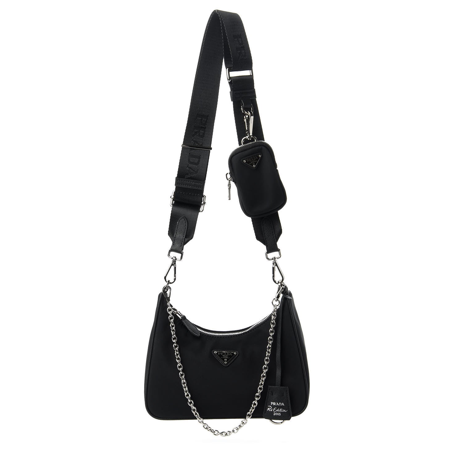 Prada Nylon Re-Edition 2005 Shoulder Bag Black 1 of 10