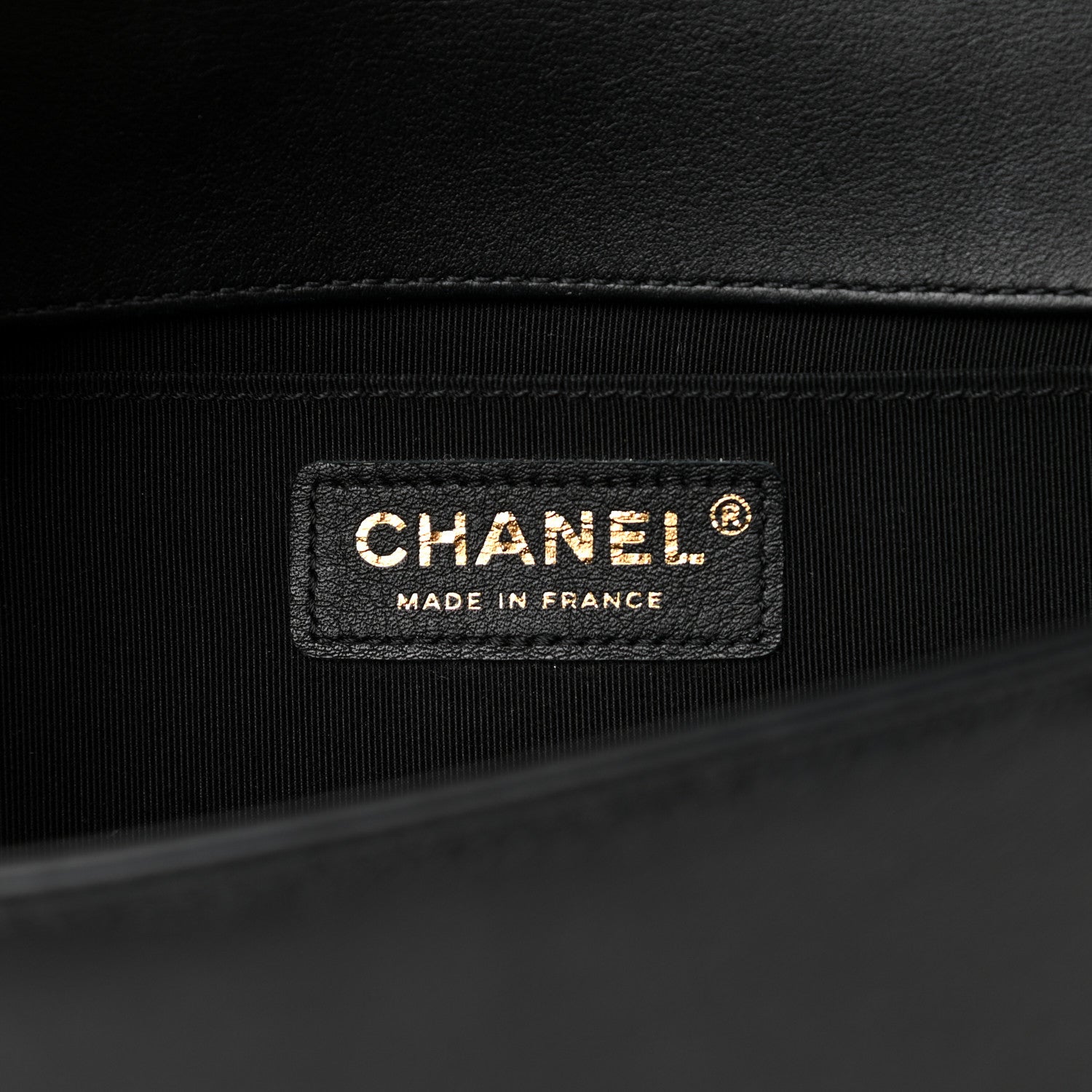 Chanel Lambskin Chevron Quilted Medium Boy Flap Black 11 of 29