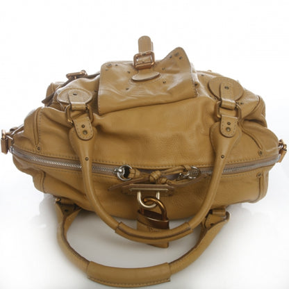 Chloe Leather Paddington Front Pocket Tote Maize Yellow 4 of 11
