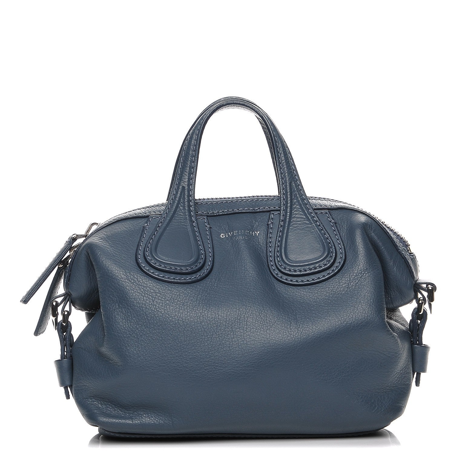 Givenchy Waxy Grained Calfskin Micro Nightingale Mineral Blue 1 of 8