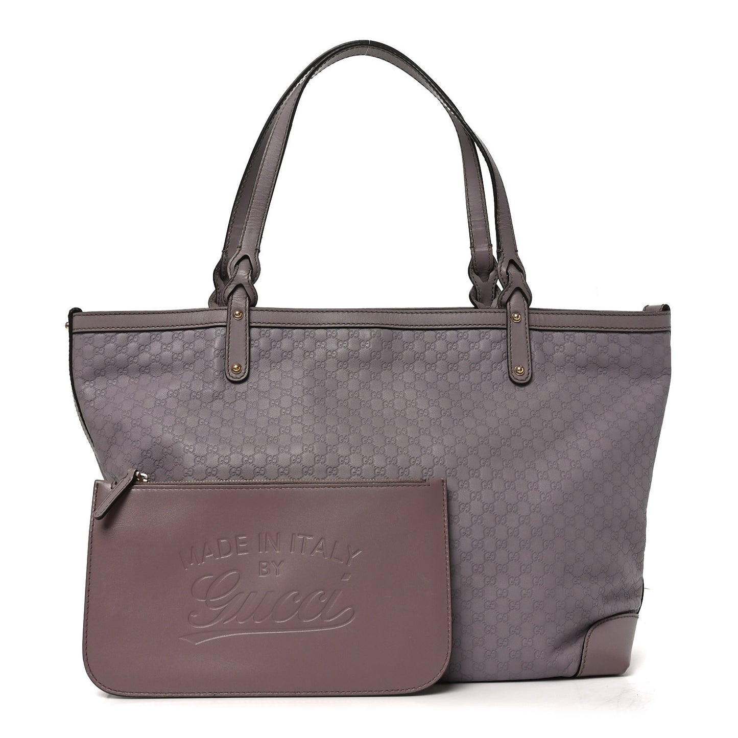 Microguccissima Medium Craft Tote Lilac