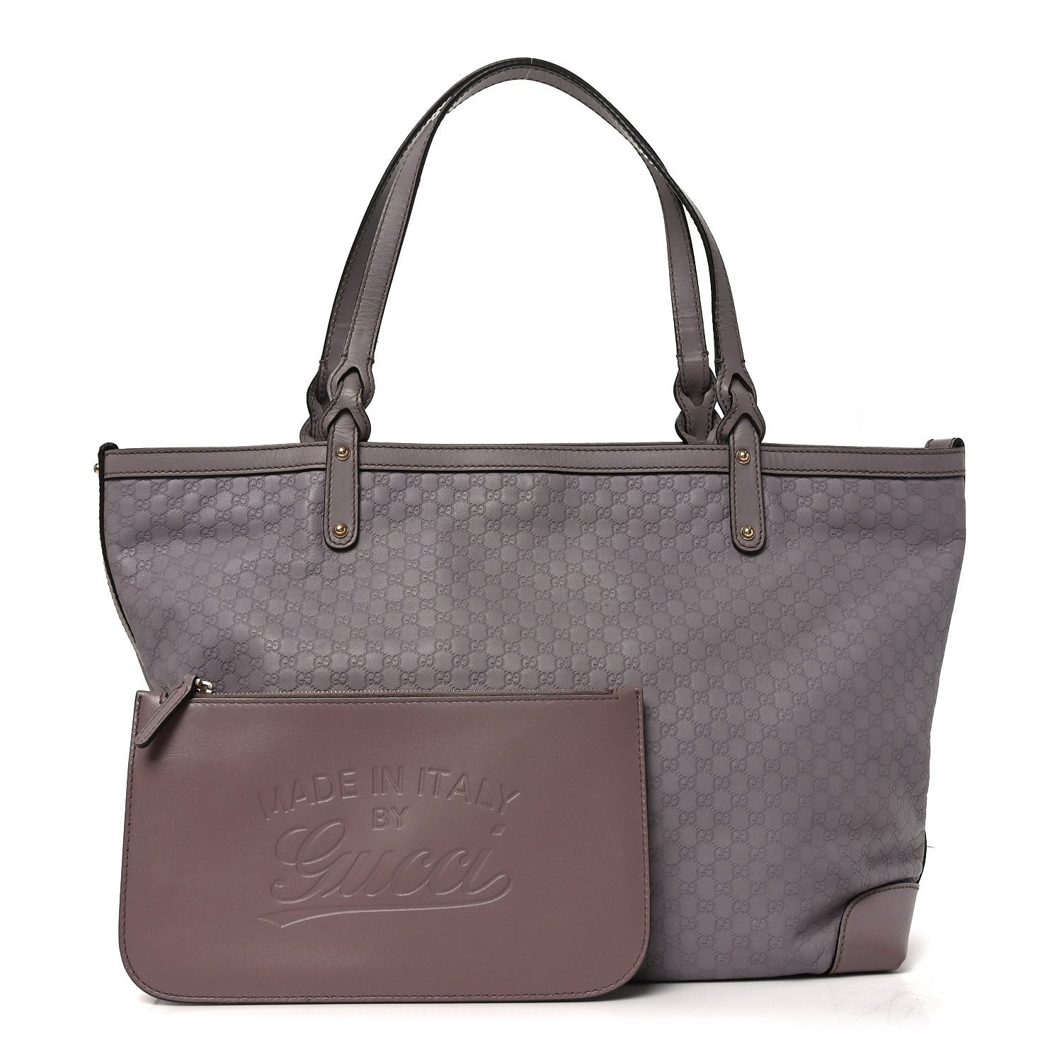 Gucci Microguccissima Medium Craft Tote Lilac 2 of 10