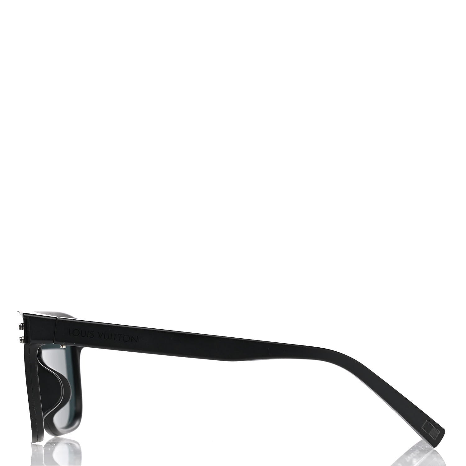 Louis Vuitton Acetate LV Waimea Square Sunglasses Z1082E Black 3 of 7