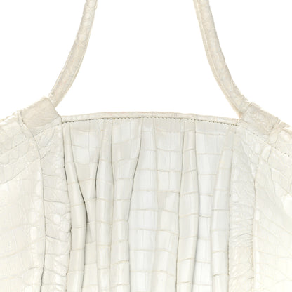 Nancy Gonzalez Crocodile Top Handle Tote White 8 of 25