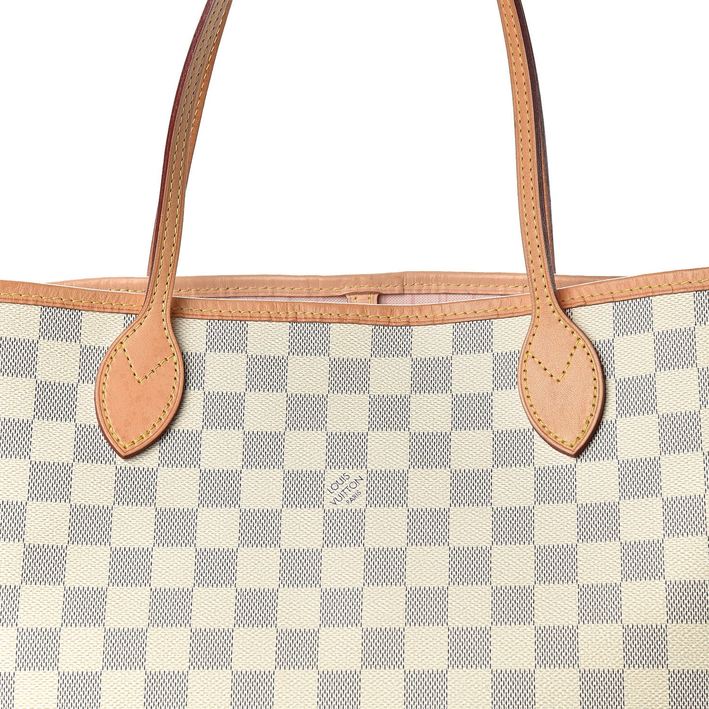 Damier Azur Neo Neverfull MM Rose Ballerine