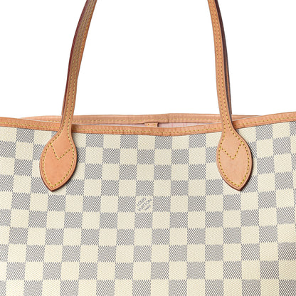 Louis Vuitton Damier Azur Neo Neverfull MM Rose Ballerine 11 of 20