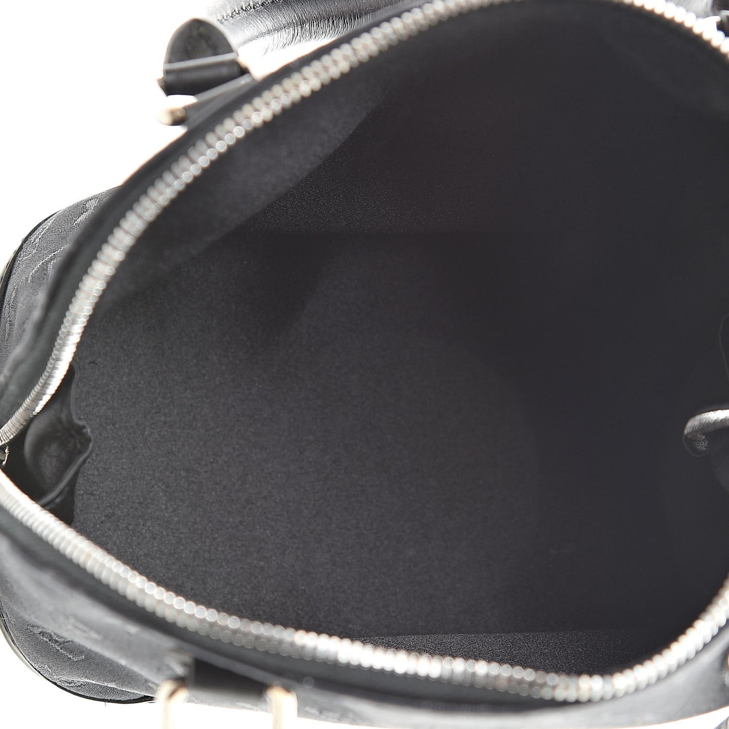 Satin Monogram Little Alma Black