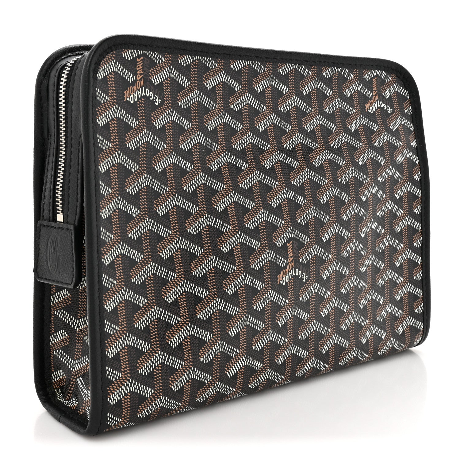 Goyard Goyardine Jouvence MM Toiletry Pouch Black 3 of 7