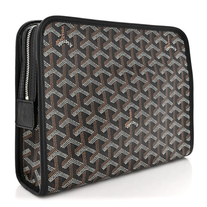 Goyard Goyardine Jouvence MM Toiletry Pouch Black 3 of 7