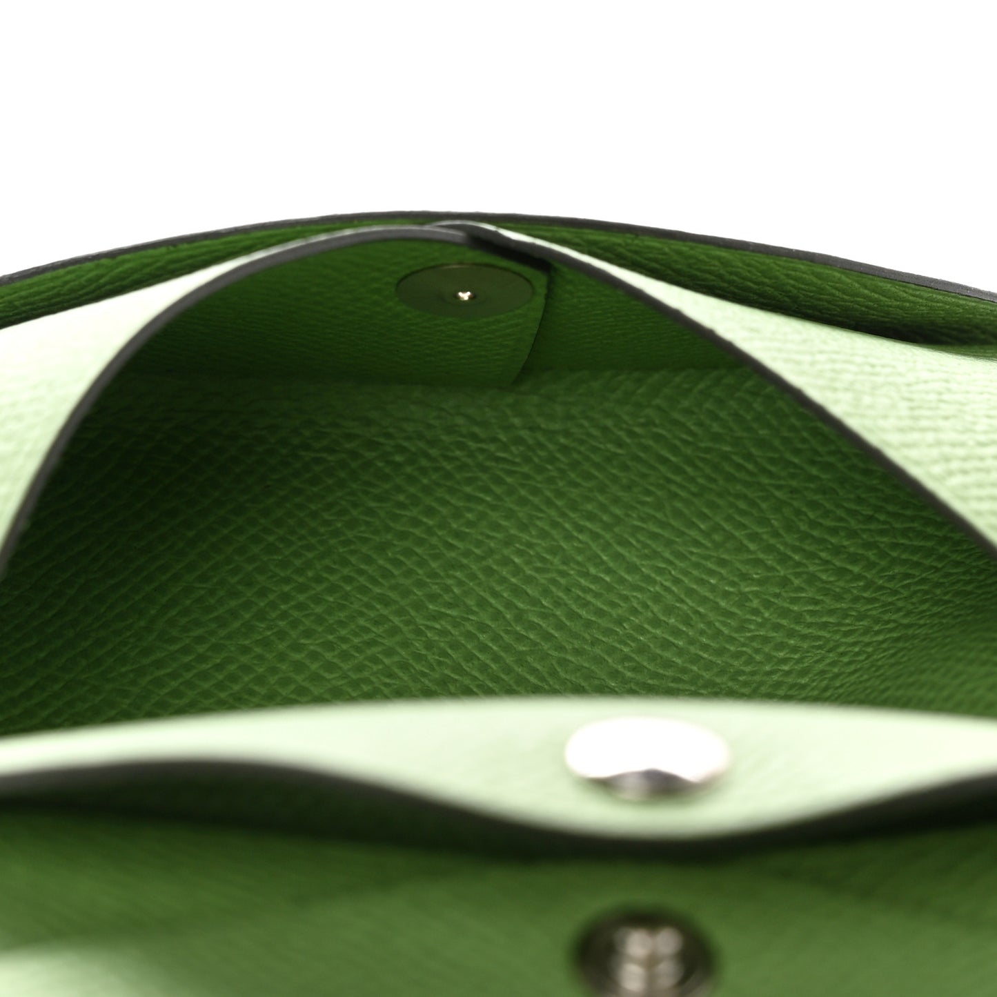 Epsom Calvi Duo Card Case Vert Criquet