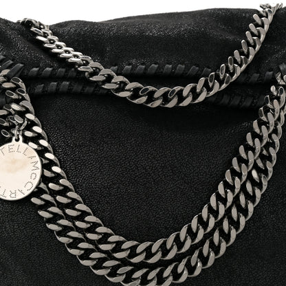 Stella McCartney Shaggy Deer Falabella Fold Over Tote Black 7 of 10