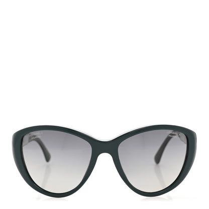Chanel Crystal Bijoux Polarized Sunglasses 5298-B Green 2 of 8