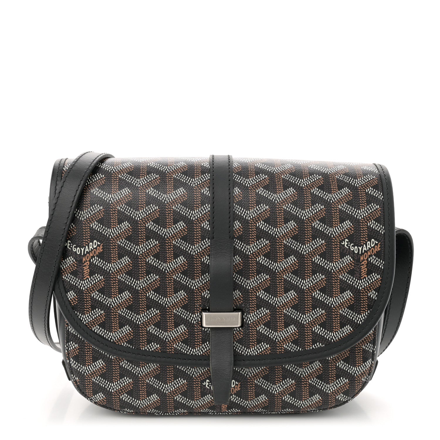Goyard Goyardine Belvedere II PM Messenger Bag Black 1 of 12