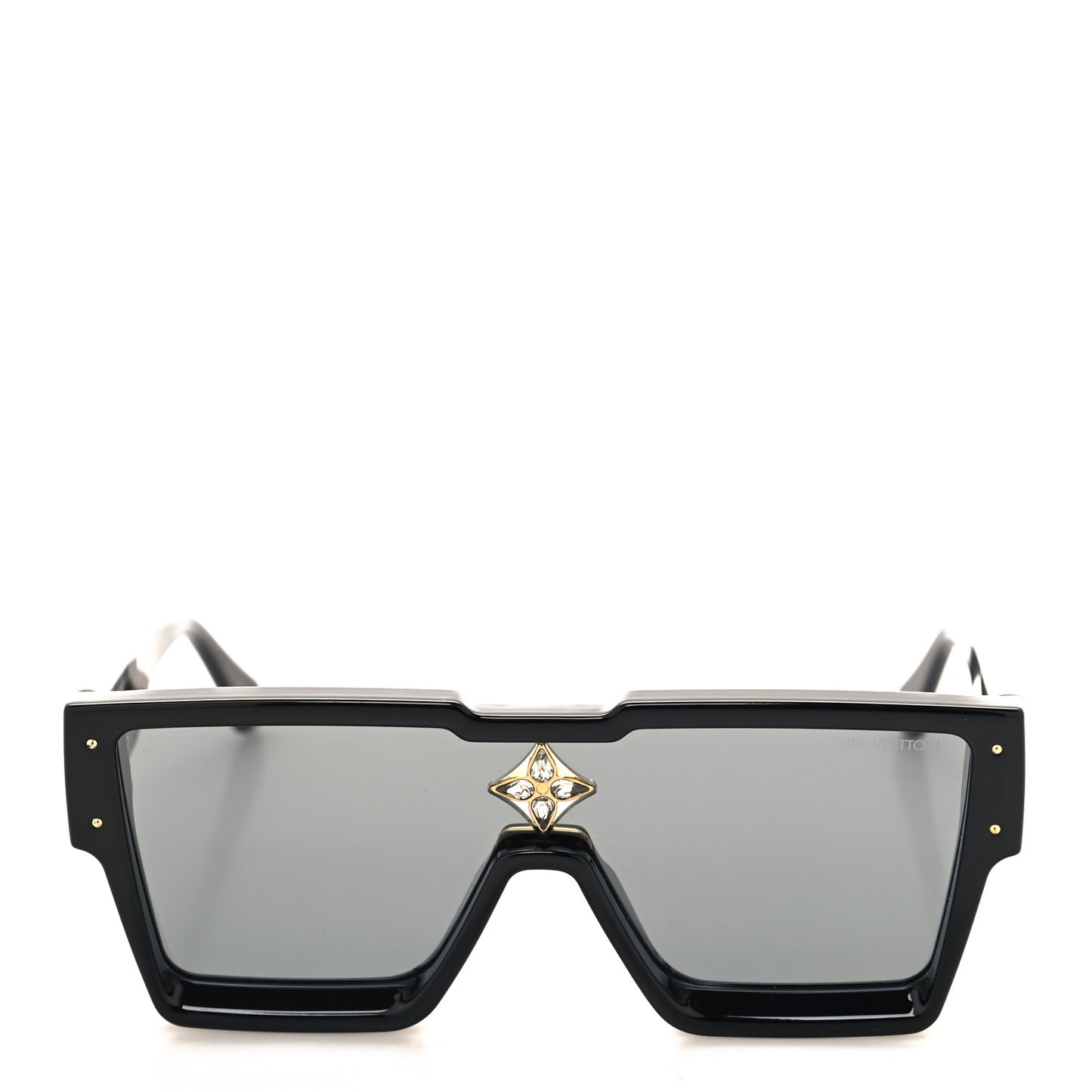 Acetate Swarovski Crystal Cyclone Sunglasses Z1578E Black