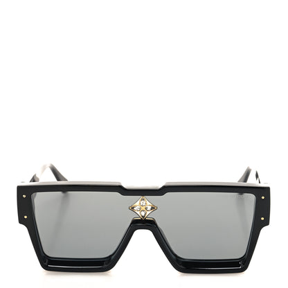 Louis Vuitton Acetate Swarovski Crystal Cyclone Sunglasses Z1578E Black 2 of 7
