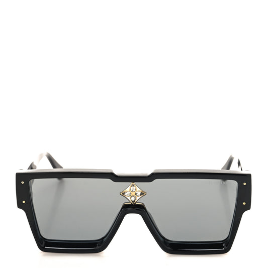 Acetate Swarovski Crystal Cyclone Sunglasses Z1578E Black