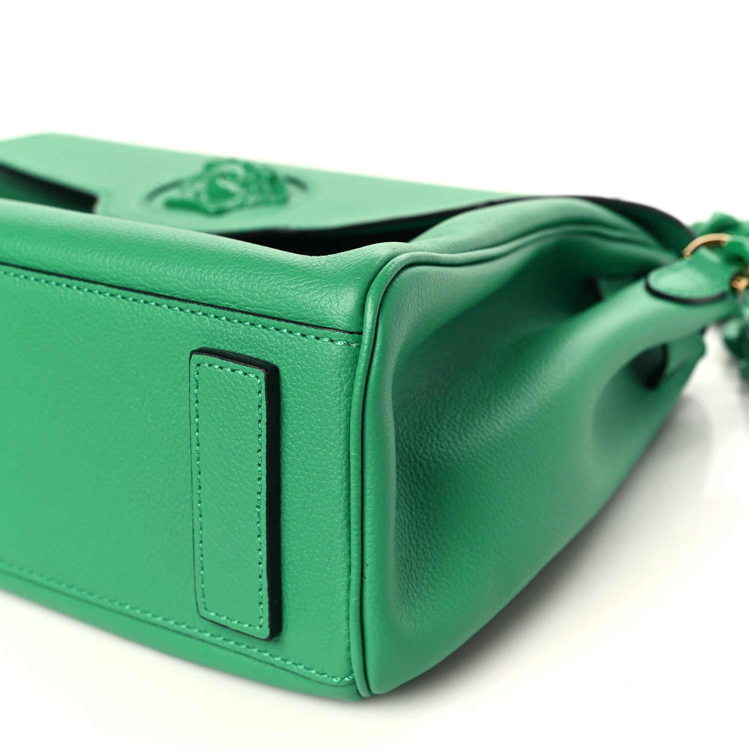 Versace Calfskin Large La Medusa Bag Green 8 of 8