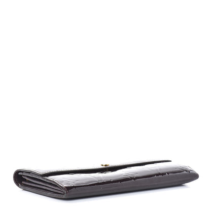 Louis Vuitton Vernis Sarah Wallet Amarante 4 of 16