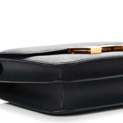 Hermes Epsom Constance 24 Bleu Indigo 7 of 8