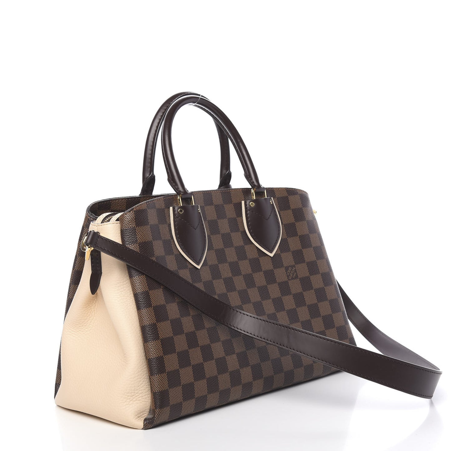 Cuir Taurillon Damier Ebene Normandy Ebene