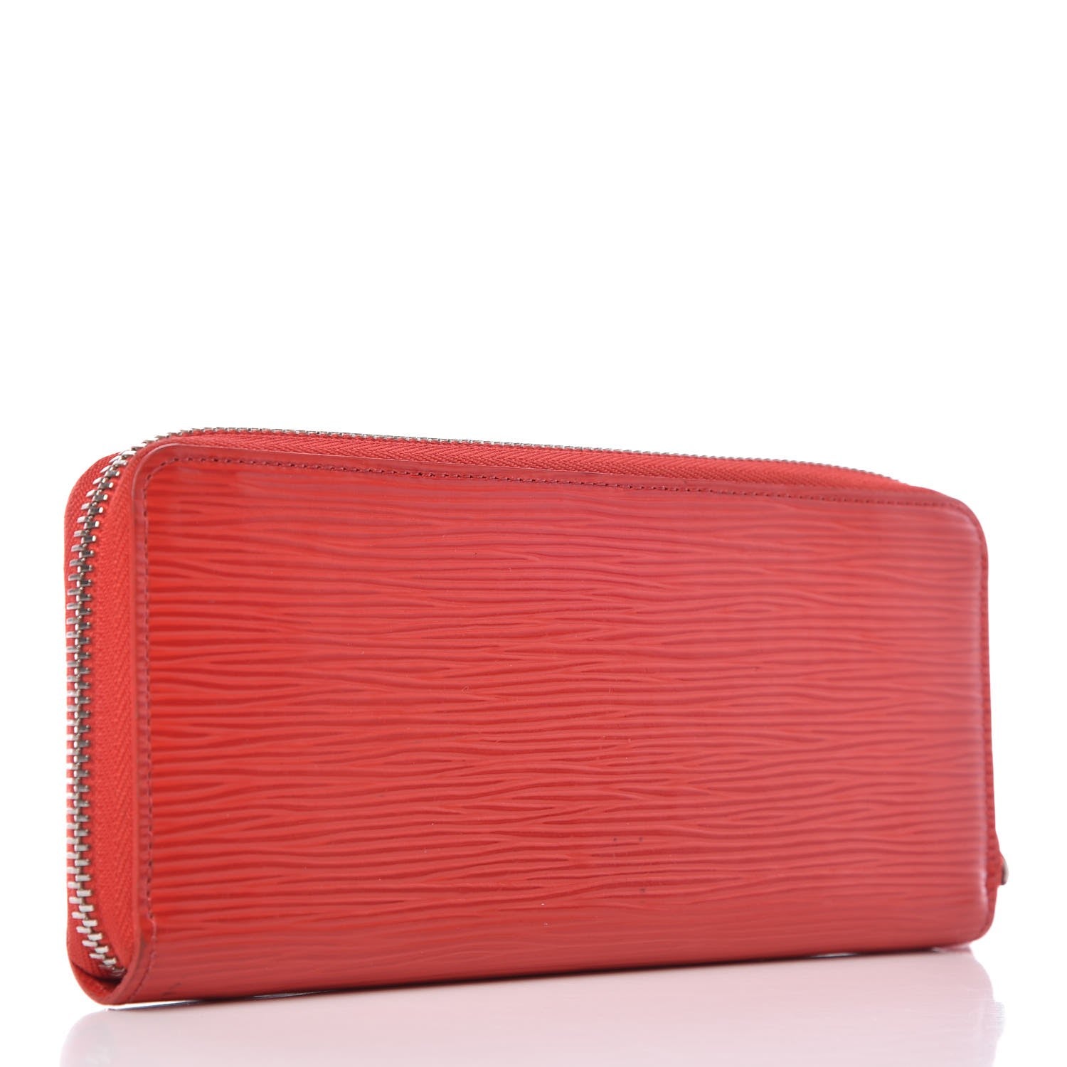 Louis Vuitton Epi Clemence Wallet Coquelicot 3 of 14