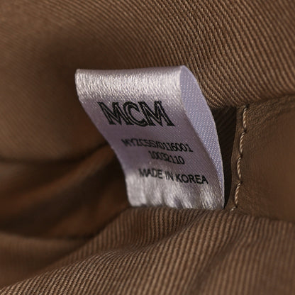 MCM Calfskin Color Splash Mini Pouch on Chain Croissant 6 of 8