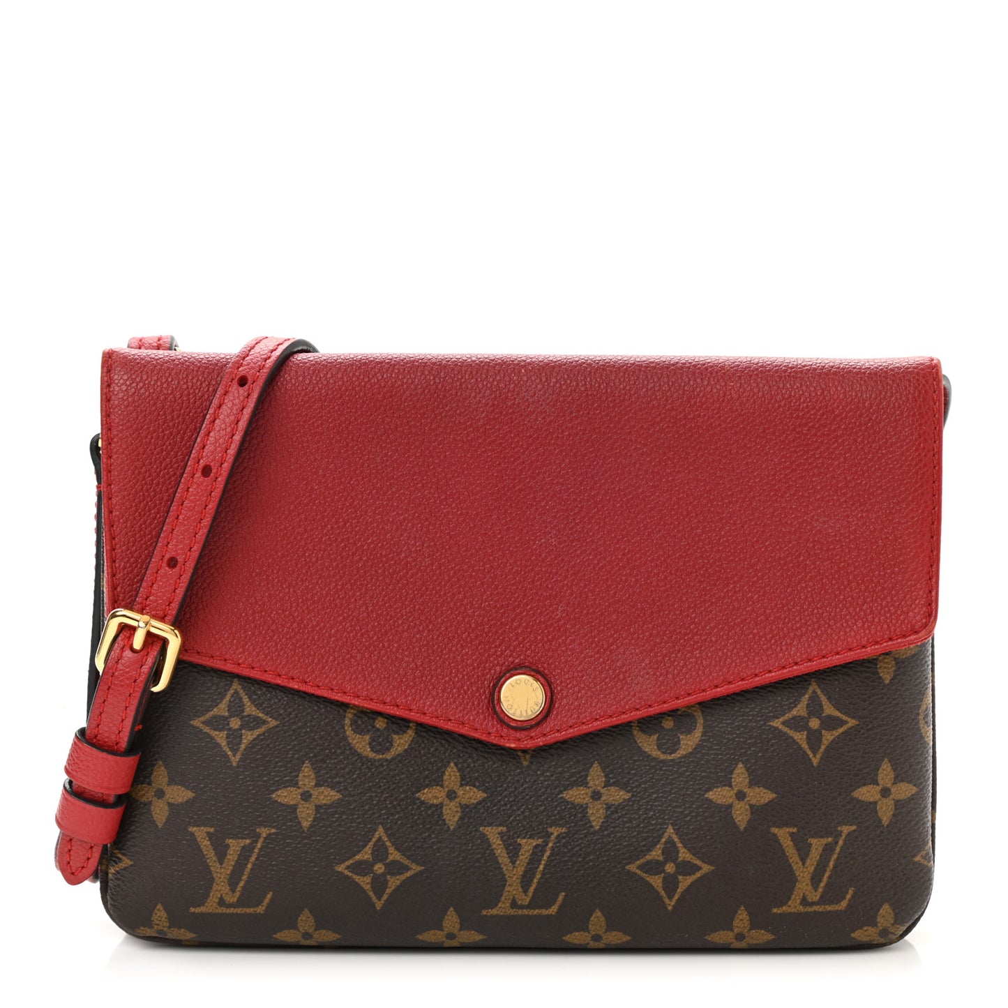Monogram Twice Pochette Cherry